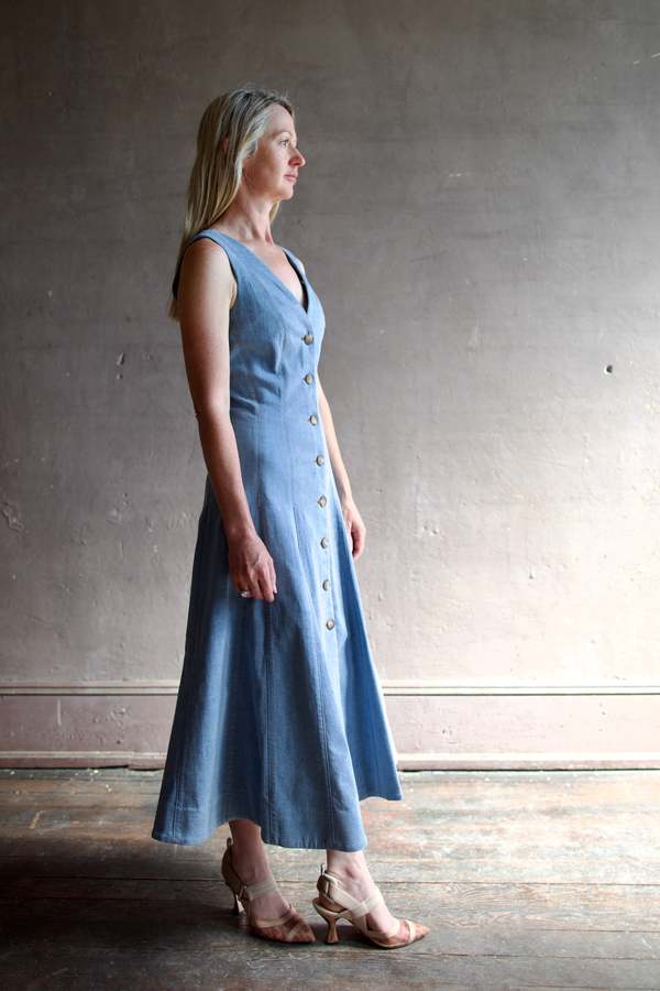 veronica beard blue dress Veronica Beard Ember Silk-Blend Maxi Dress | Blue Coast Multi