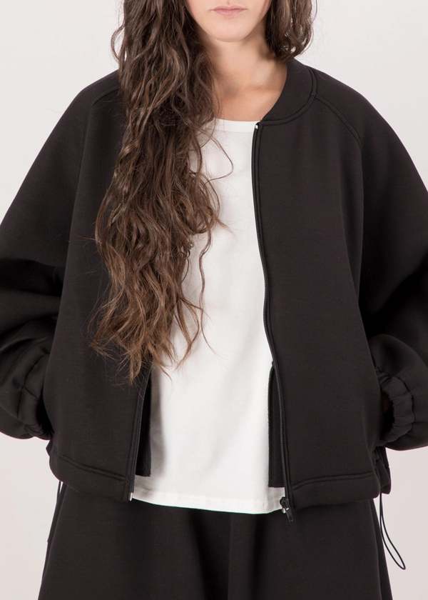 Album di Famiglia Light Bomber Jacket - Black | Garmentory