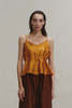 Datura Amber Dupion Scrunchie Top - Thumbnail 3