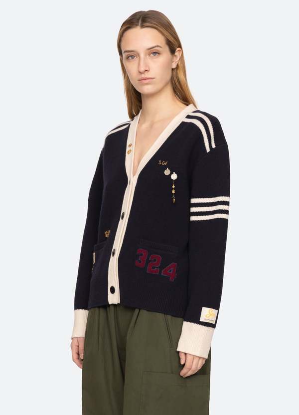 Sea NY Arther Cardigan - Navy