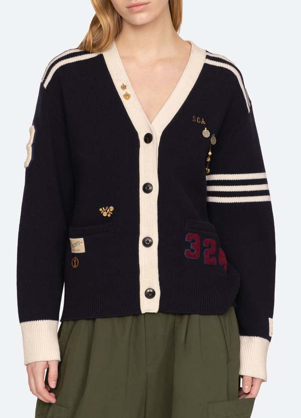 Sea NY Arther Cardigan - Navy
