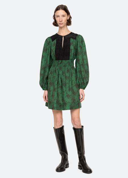 【関税込み】Gauge81 グリーン Almora ミニドレス GAUGE81 Almora Minidress - Black | Garmentory