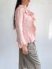Vintage Silk Ruffle Jacket - Petal - Thumbnail 1
