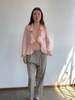 Vintage Silk Ruffle Jacket - Petal - Thumbnail 2