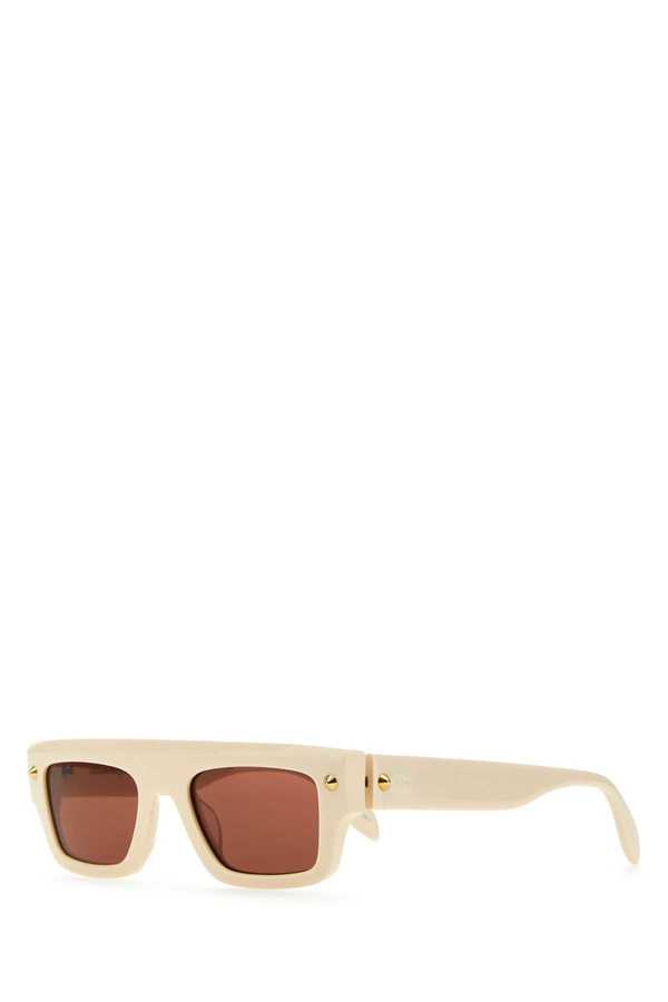 Alexander McQueen Acetate Sunglasses - Ivory