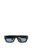 Alexander McQueen Multicolor Acetate Sunglasses - Havana/Blue - Thumbnail 2
