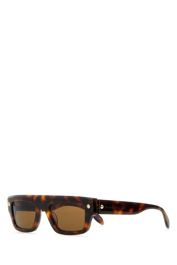 Alexander McQueen Acetate Sunglasses - Havana Brown