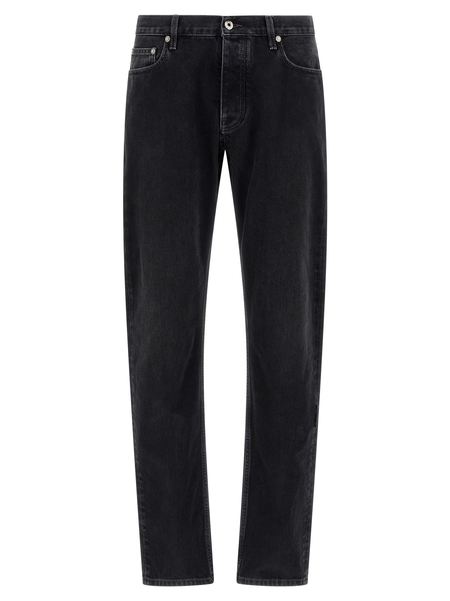 OFF-WHITE Apple paint jeans - Blue | Garmentory