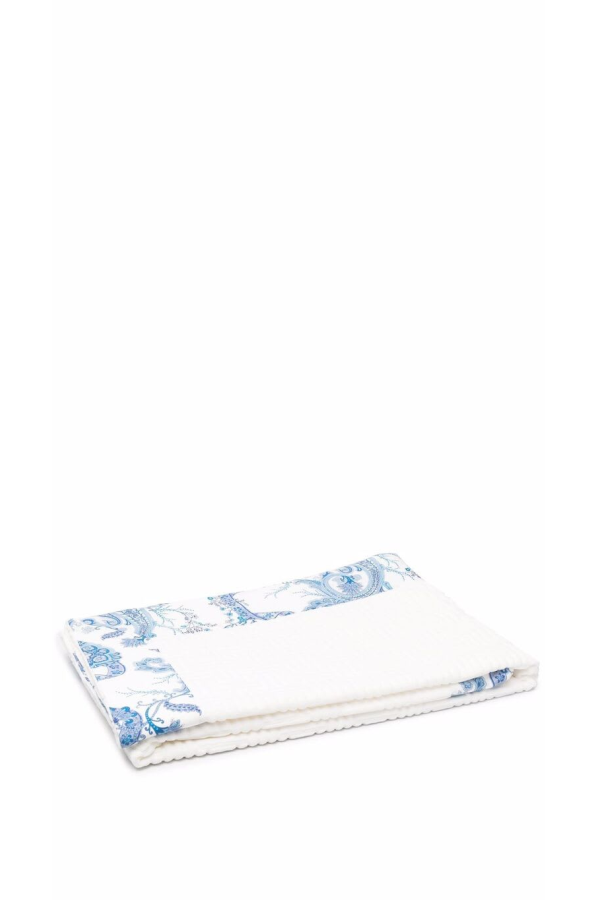 Etro Beach Towel - White/Blue