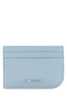 Alexander McQueen Leather Card Holder - Shirting Blue Silver - Thumbnail 1