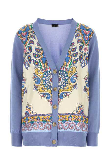 【送料&関税込】Etro Multicolor Wool Cardigan Etro Multicolor Wool Cardigan - Blue | Garmentory
