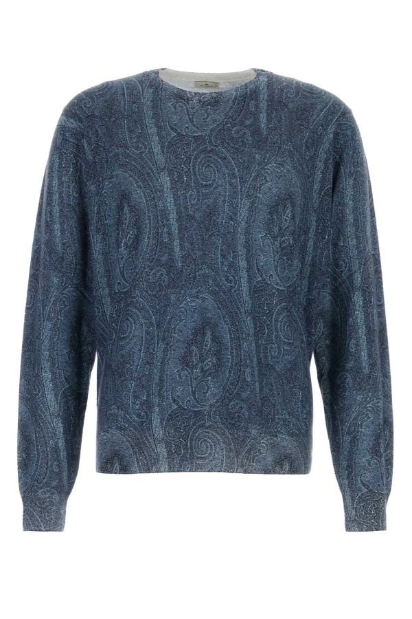 Etro Embroidered Silk Blend Sweater - X0883