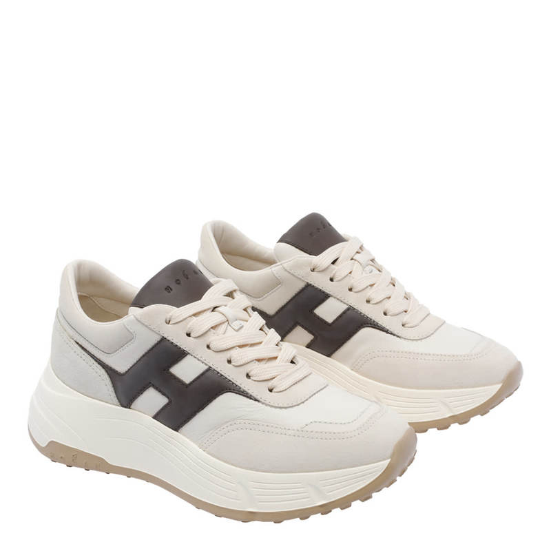 スニーカー HOGAN H669 Sneakers - Hogan - Leather - White Hogan H669 Sneakers - White | Garmentory