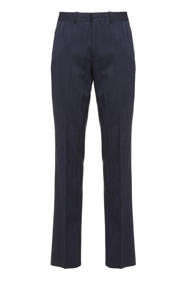 Off-White Slim Fit Tailored Trousers - Blue