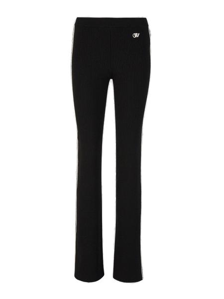 Off-White Ow Embroidered Joggers - Gray | Garmentory