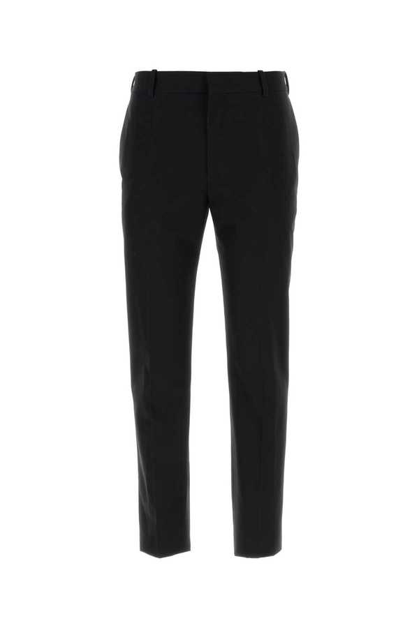 Alexander McQueen Cotton Pant - Black