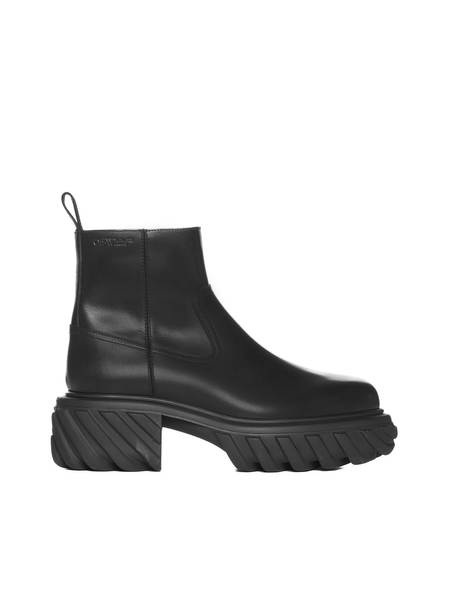 ミドルブーツ OFF WHITE Women Boots OWID030S23LEA001 1018 BLACK Off-White(オフホワイト) ミドルブーツ(レディース) - 海外通販
