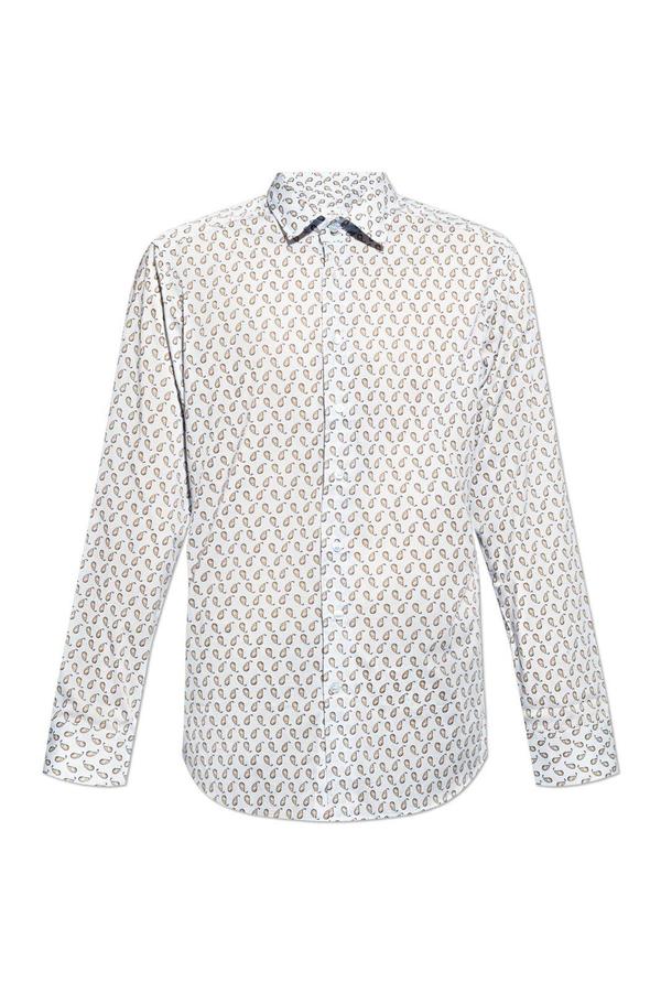 Etro Graphic Printed Long-Sleeved Shirt - Azure Etro Graphic Printed Long-Sleeved Shirt - Azure