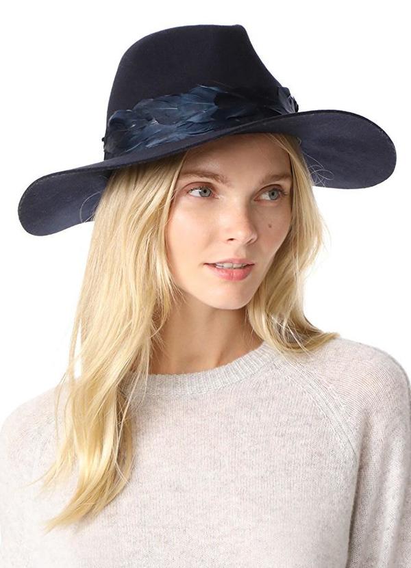 Eugenia Kim Genie Hudson Hat - Navy | Garmentory display picture 2