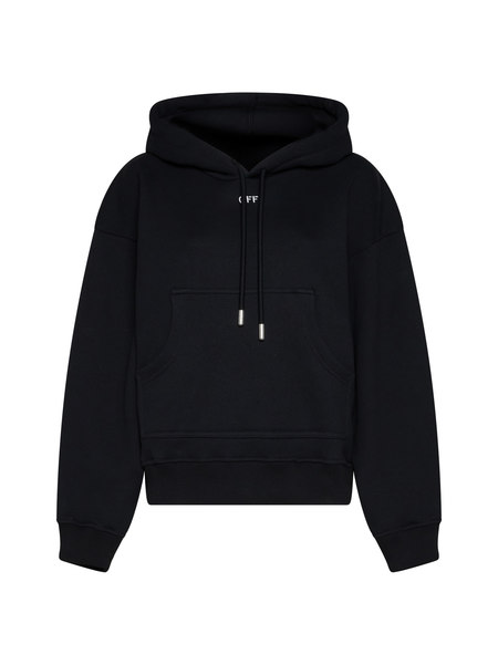 Off-White Airport Tape Oversized Hoodie | Garmentory