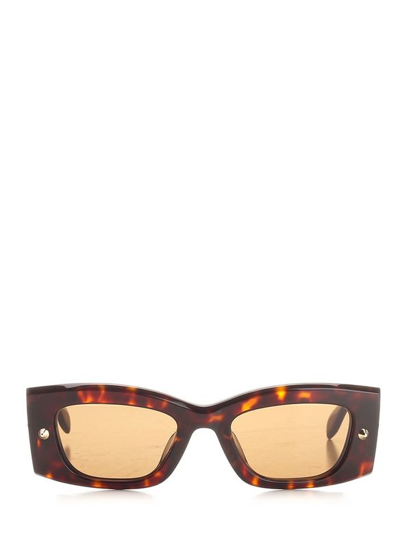 Alexander McQueen spike Studs Sunglasses - Brown