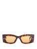 Alexander McQueen spike Studs Sunglasses - Brown - Thumbnail 1