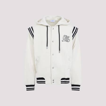 Off-White Skinny Varsity Jacket - Black/White | Garmentory