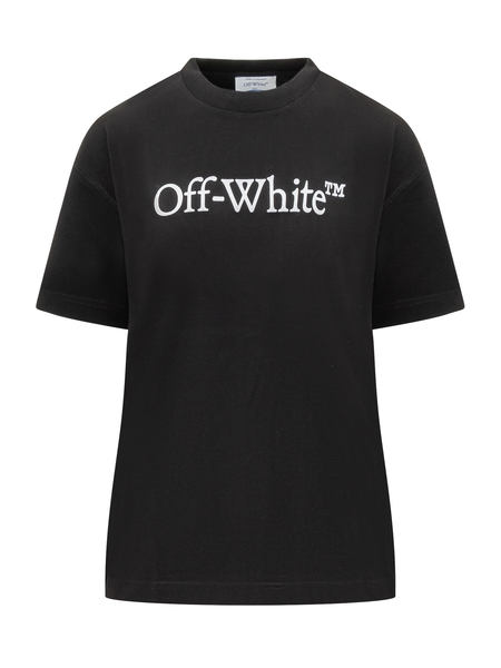 Off-White 23 Logo Slim S/S Tee - Black/White | Garmentory