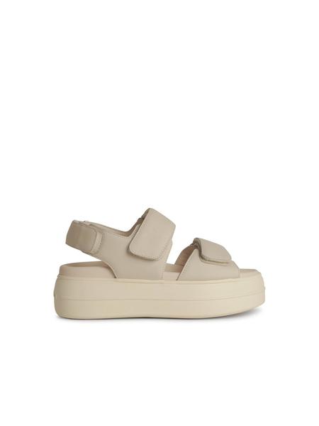 【関税&送料込】Hogan Sandals Beige Hogan Sandals Size 35 IT: Elegant Two-Tone Design