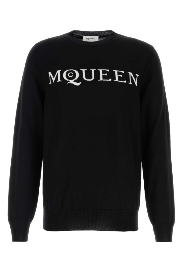 Alexander McQueen Wool Sweater - Black