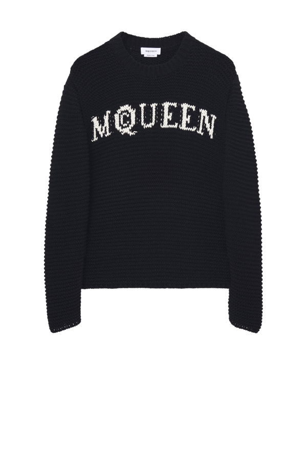 Alexander McQueen Sweater - Black/Ivory