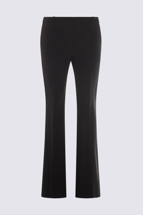 Alexander McQueen Viscose Pants - Black