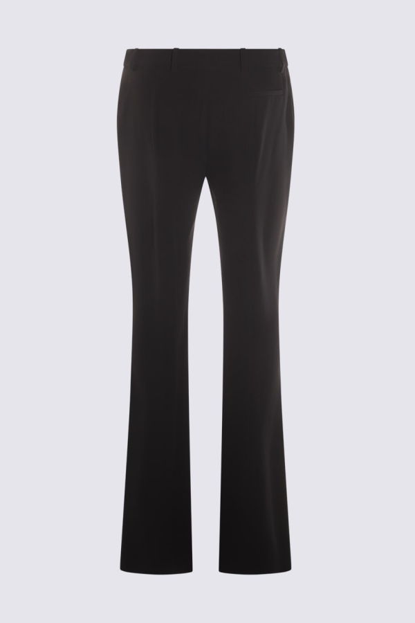 Alexander McQueen Viscose Pants - Black