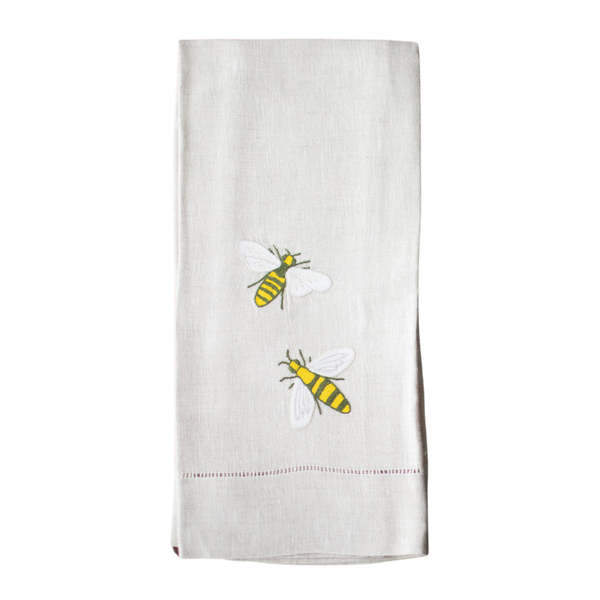 Maison d'Haiti Buzzing Bees Tea Towel