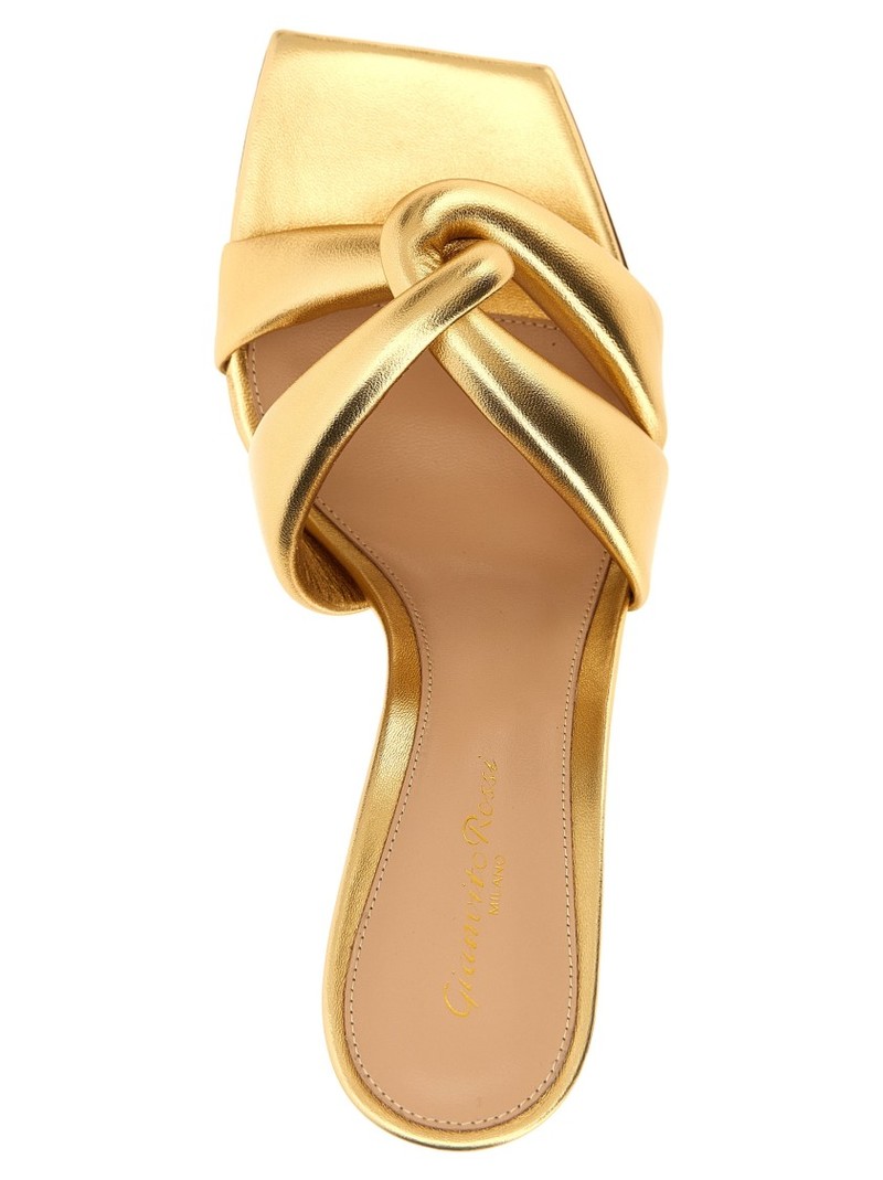 【関税込み】GIANVITO ROSSI AMOUR' MULES GIANVITO ROSSI Amour 85 leather mules | NET-A-PORTER