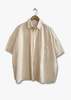 Gallego Desportes Oversized Shirt - Natural - Thumbnail 2