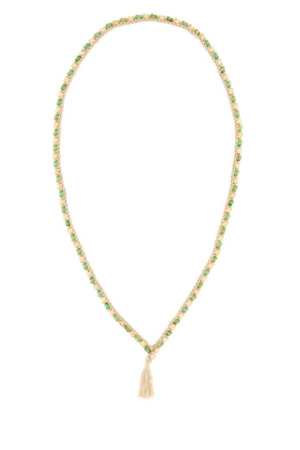 Alanui Embellished Crochet Necklace - 0355