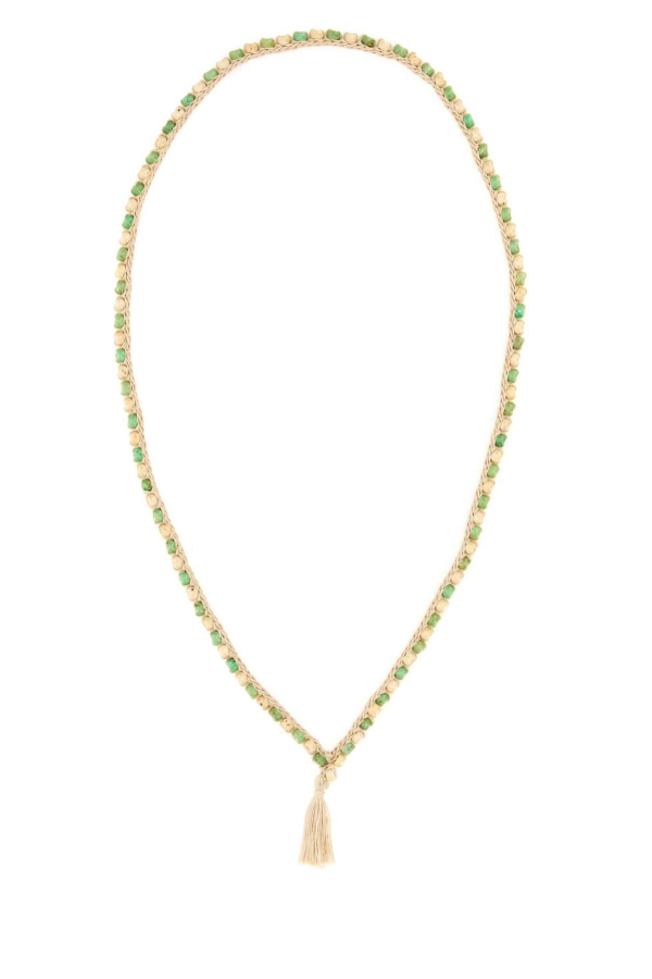 Alanui Embellished Crochet Necklace - 0355