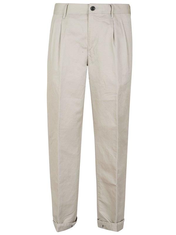 Incotex Straight Leg Trousers - Gray