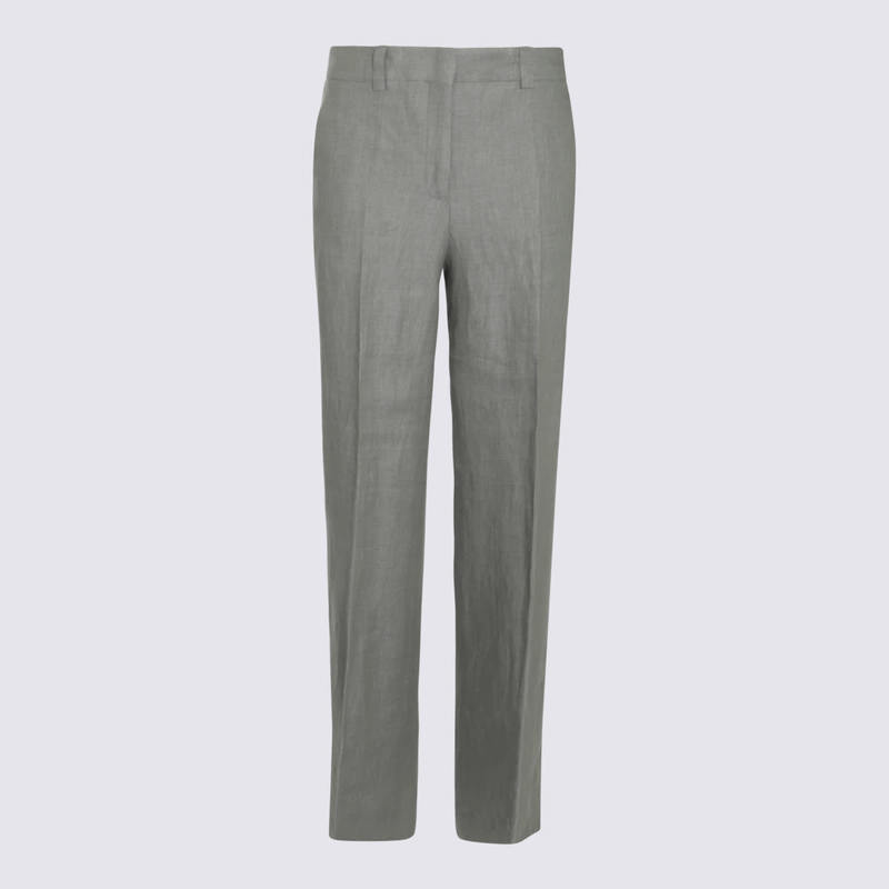 パンツ INCOTEX GREY LINEN PANTS Incotex Grey Linen Pants | Garmentory