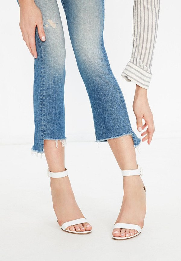 Mother Denim The Insider Crop Step Fray - Shake Well Mother Denim The Insider Crop Step Fray - Shake Well