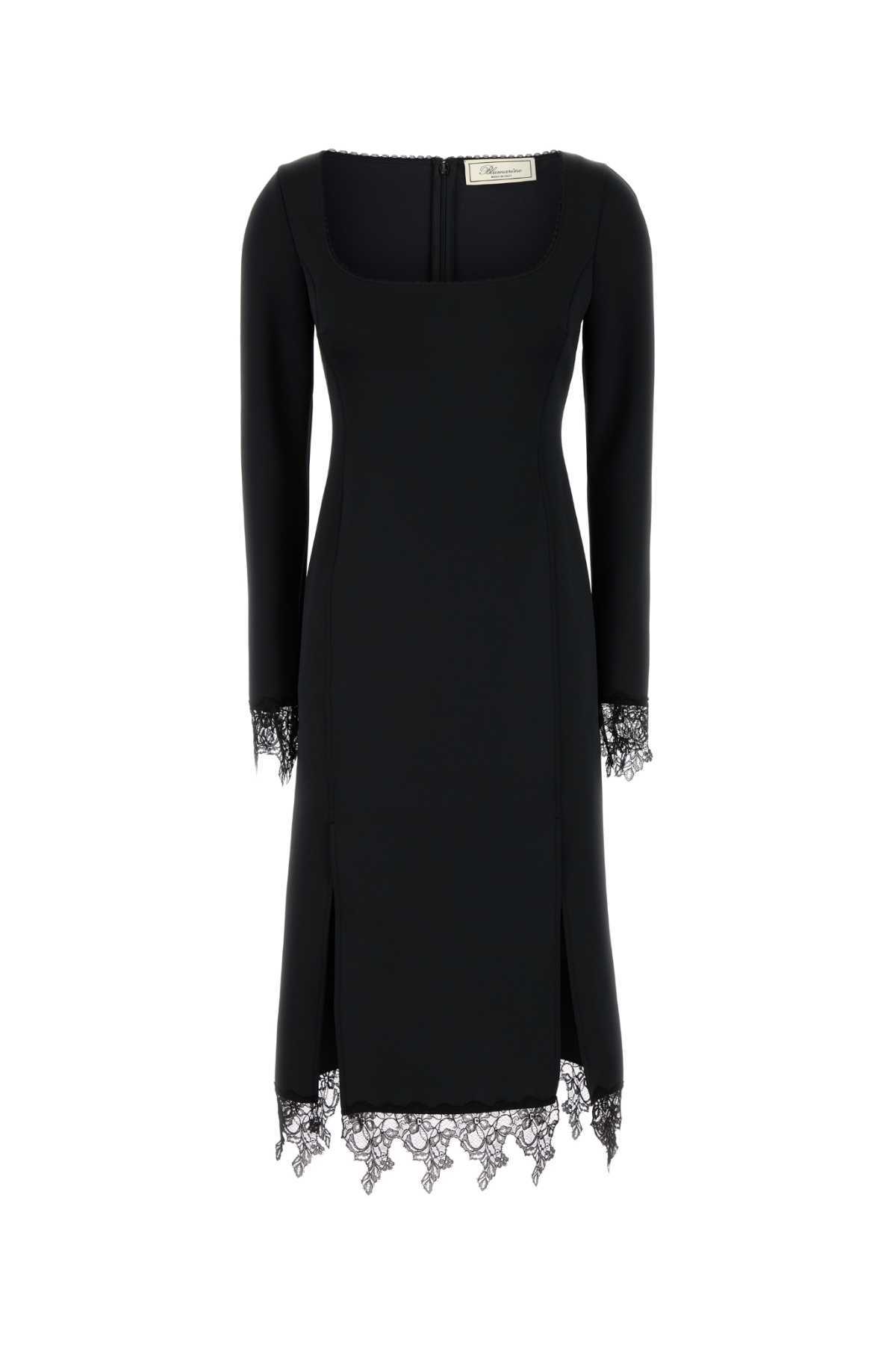 ワンピース BLUMARINE Black Stretch Jersey Dress Blumarine Stretch Jersey Dress - Black | Garmentory