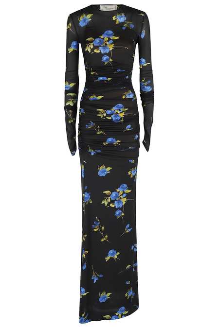 Blumarine Stretch Jersey Dress - Black | Garmentory