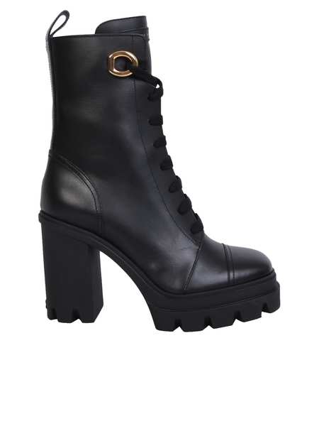 Giuseppe Zanotti Malika Peep Toe Booties - Black | Garmentory