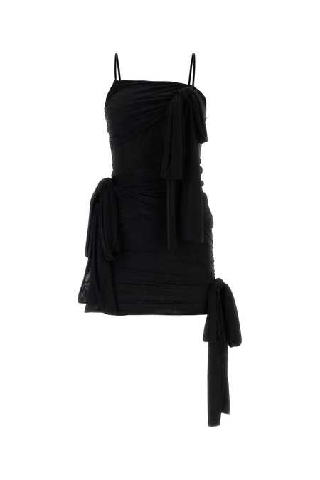 ワンピース BLUMARINE Black Stretch Crepe Dress Blumarine Black Stretch Crepe Mini Dress | Garmentory