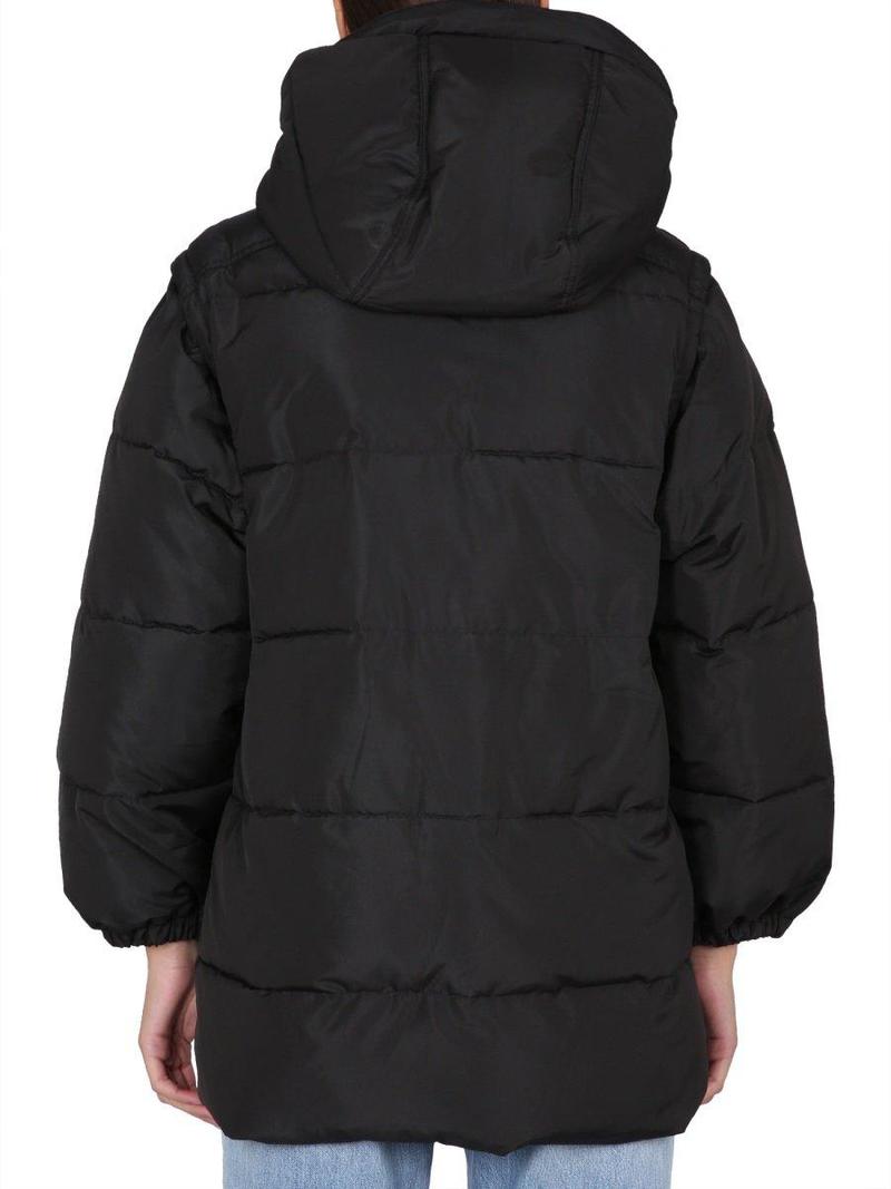 ブルゾン Patou Long Nylon Hooded Down Jacket - Black Patou Zip-up Hooded Jacket - Nero | Garmentory