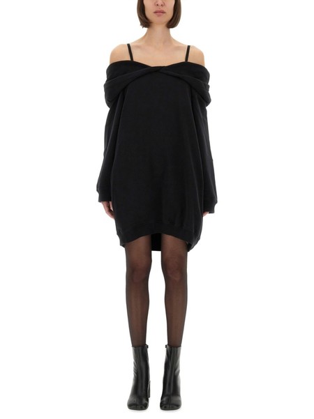 MM6 by Maison Margiela Kimono Dress - Black | Garmentory