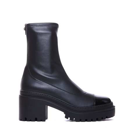 (セール）GIUSEPPE ZANOTTI Malika Peepトゥブーティ Giuseppe Zanotti Malika Peep Toe Booties - Black | Garmentory