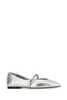Alexander McQueen Flat Shoes - Silver Silver - Thumbnail 2