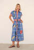 Carolina K Valerie Kaftan - Picnic Blue - Thumbnail 2